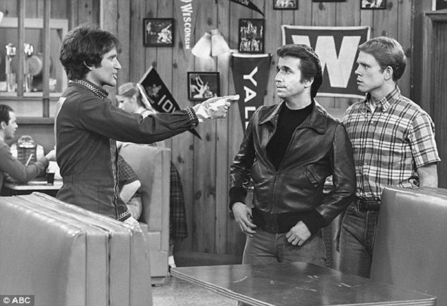 filming Mork & Mindy