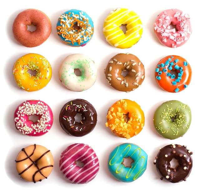 doughnuts Stop snacking or taking sugary treats