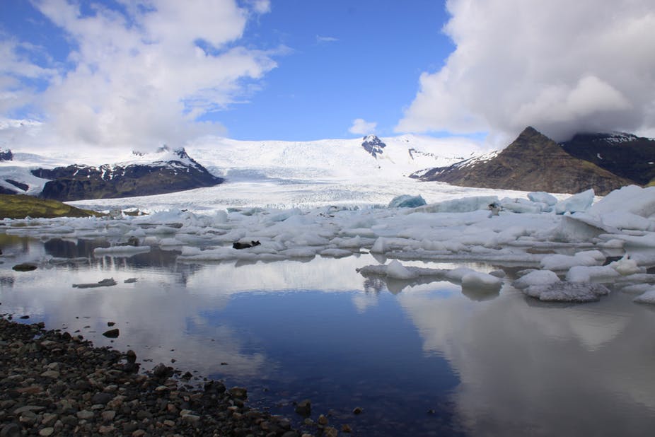 Different glaciers are melting at different pace