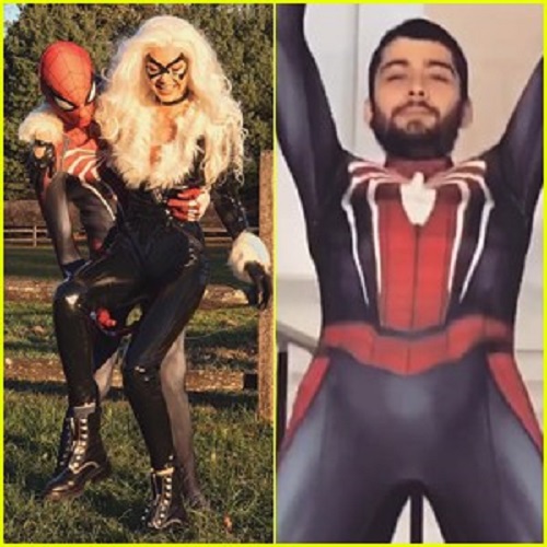 gigi hadid and zayn malik halloween costume Gigi Hadid and Zayn Malik 2017