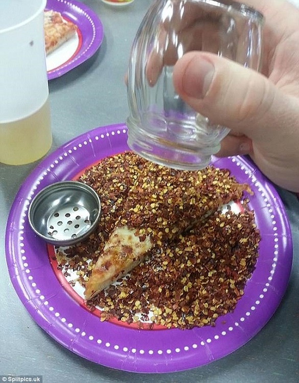 Careful with the chili flakes