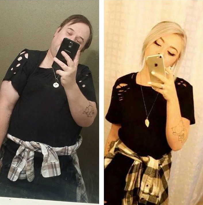 dad mimics daughter selfies dad mimics daughter selfies