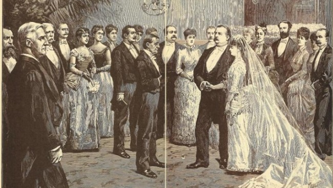 Grover Cleveland and Frances Folsom. Grover Cleveland and Frances Folsom