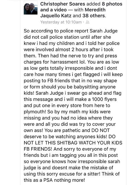 He reported her to the police He reported her to the police