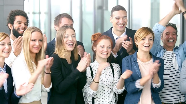 Huge crowd support Huge crowd support