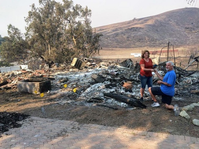 Julie was deeply saddened over the sight of her burnt down home but then Don did the unthinkable