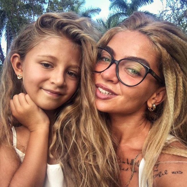 mother and daughter taking selfie mother and daughter taking selfie