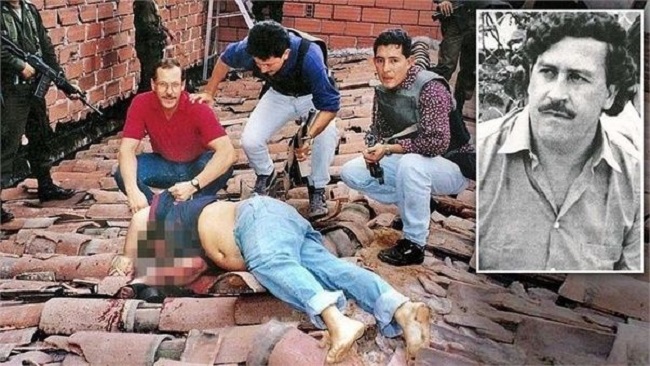 Pablo Escobar was shot dead at the age of 44 years.