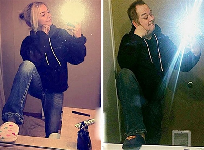 The slipper selfie The slipper selfie