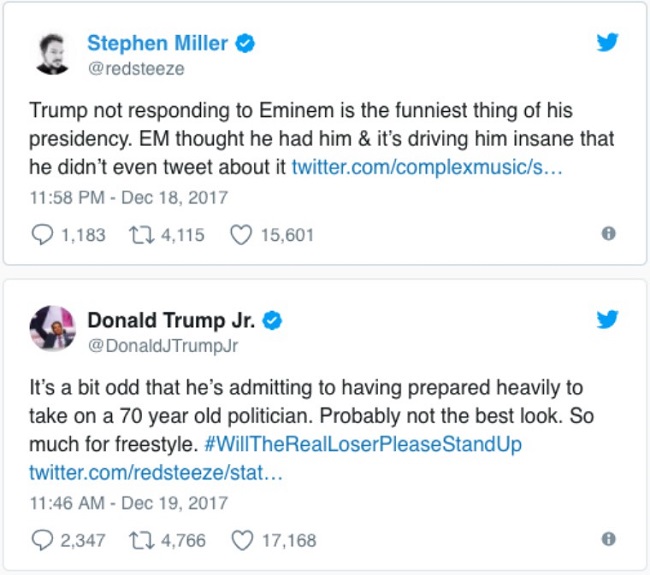 What Trumps lobby had to say