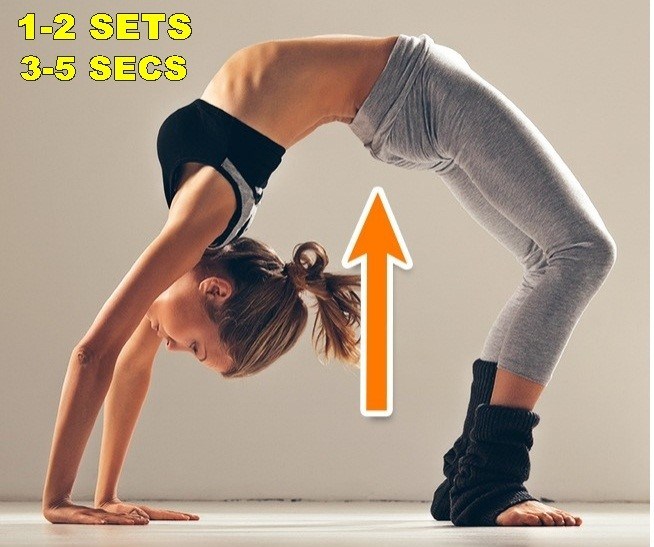 Bridge yoga pose Bridge yoga pose