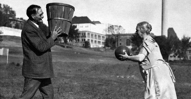 Couple playing basketball Couple playing basketball