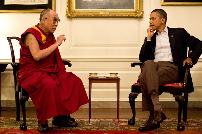 Obama and the XIV Dalai Lama Obama and the XIV Dalai Lama
