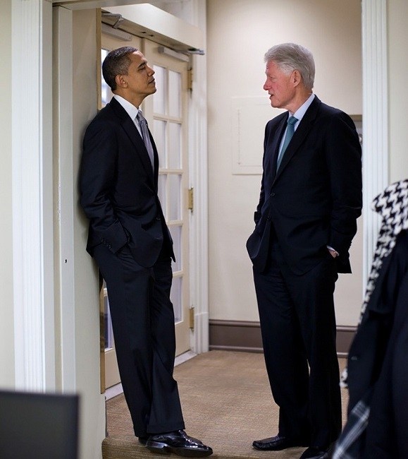 Two former US Presidents together Two former US Presidents together