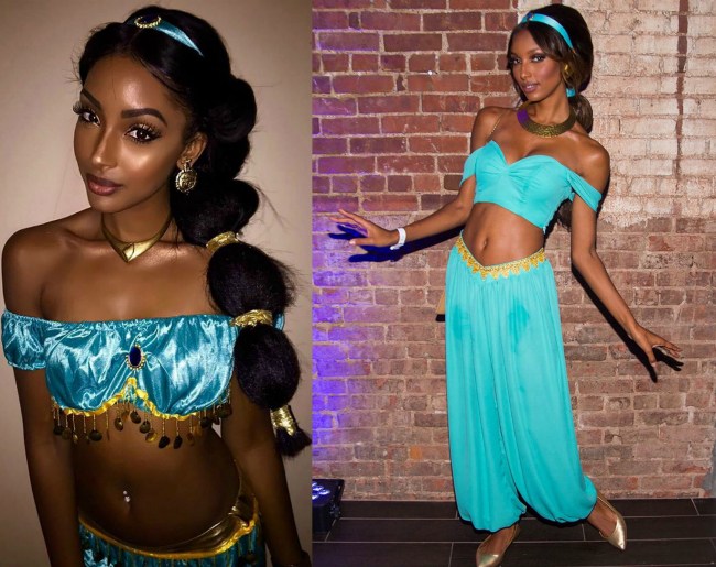 When she dressed up for Halloween When she dressed up for Halloween