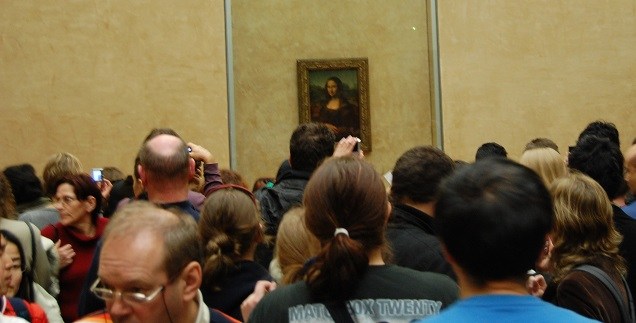 seeing the Mona Lisa seeing the Mona Lisa