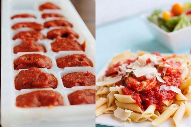 freeze the Leftover Sauce freeze the Leftover Sauce