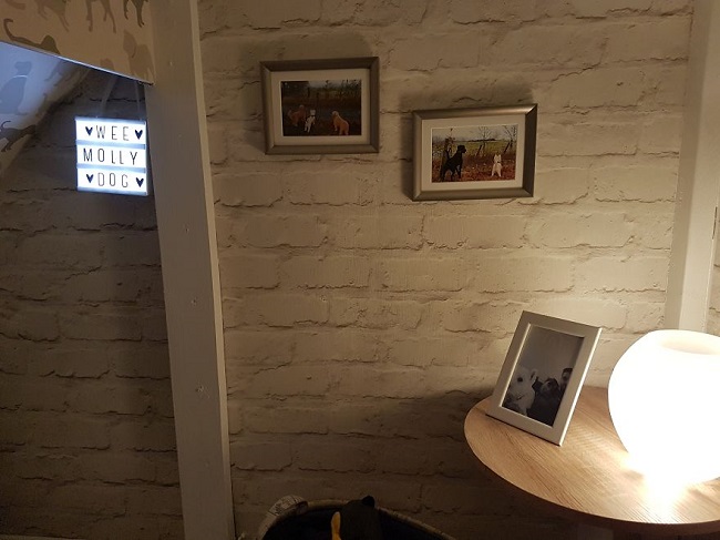 “Molly’s room” custom sign was prepared “Molly’s room” custom sign was prepared