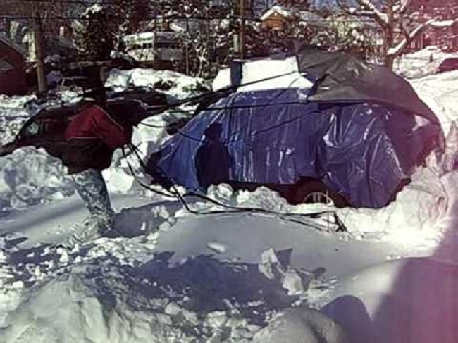 Always cover your car with a tarp when it is parked