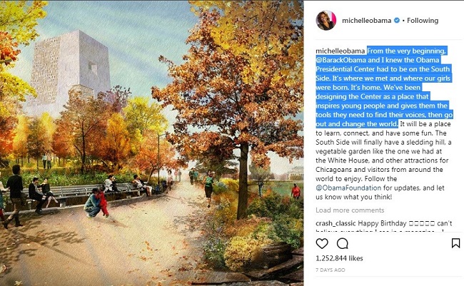 Another post of the Presidential center conjured up nostalgic memories