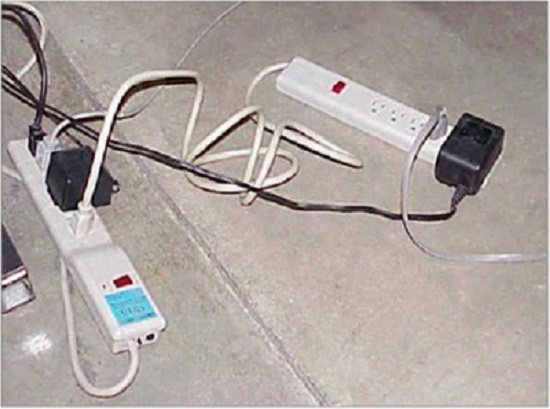 Extension cords are not a substitute for permanent wiring