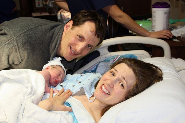 Finally, the nurse stopped forcing the baby back into the vagina