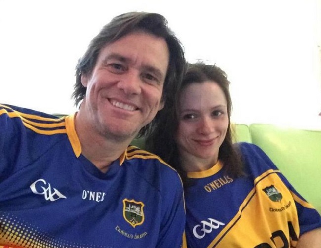 Jim carrey with Girlfriend Jim carrey with Girlfriend
