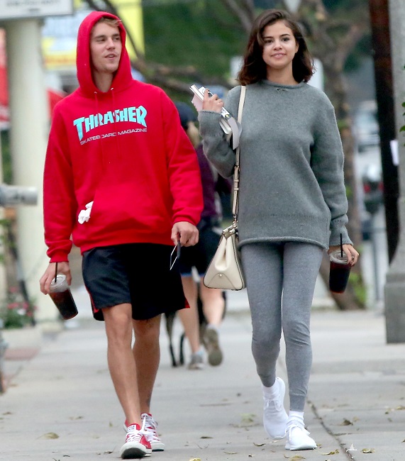 Justin Bieber and Selena Gomez