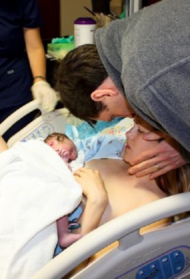 Malatesta was asked to wait when she was far into labor