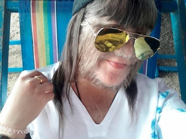 Once called the wolfgirl but now a different look Once called the wolfgirl but now a different look