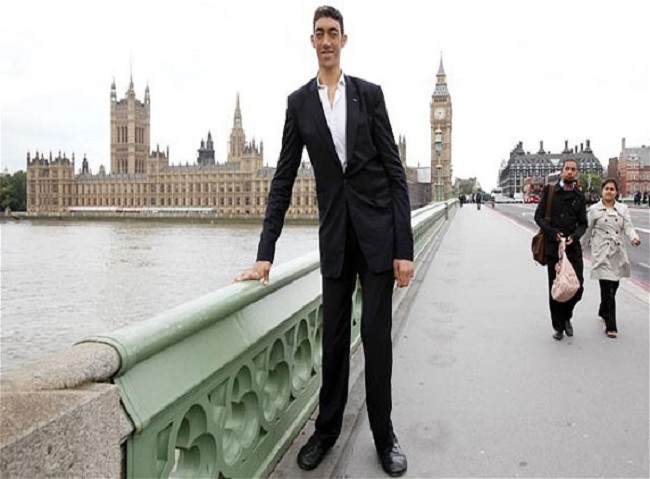 Only ten people have been recorded more than 8 feet tall in the history