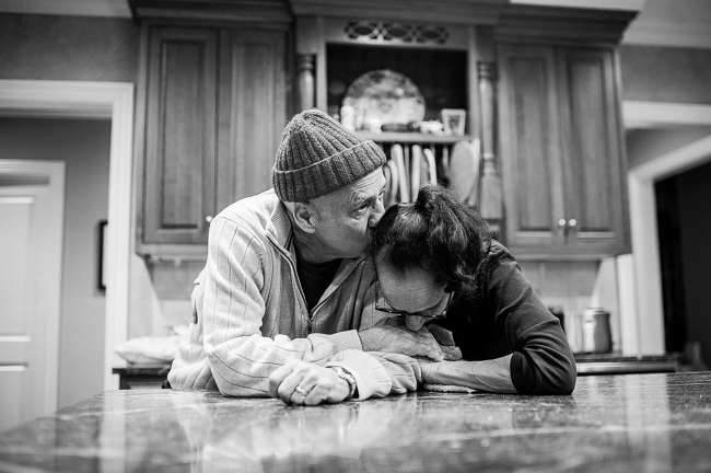 Photographing them seemed to be the natural way for me to be with them and process what was happening Photographing them seemed to be the natural way for me to be with them and process what was happening