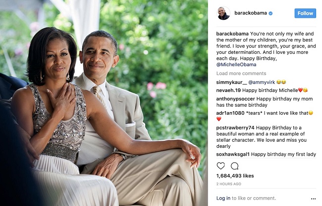 Preemptive Instagram strike against Michelle