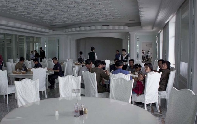 Pyongyang also boast of newly opened restaurants along the the Taedong river in the new center