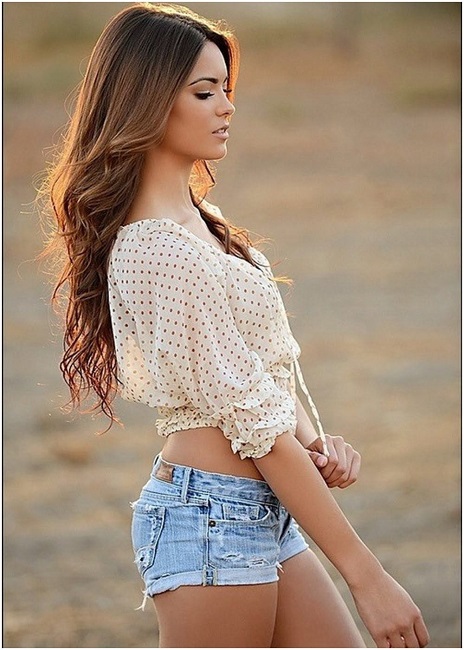 Shorts are in fashion. Shorts are in fashion.