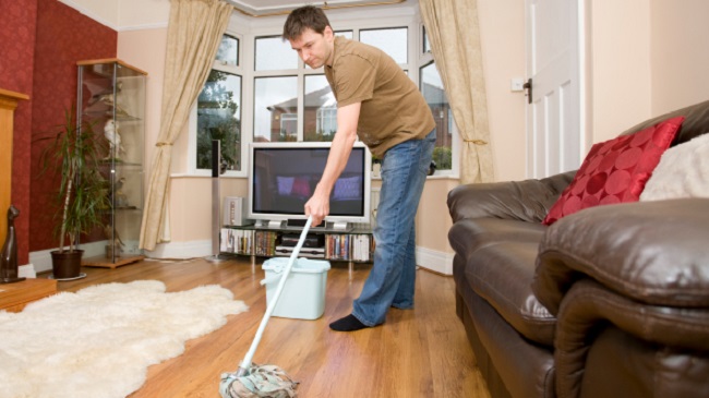 Woman are flattered when her man goes for surprise cleaning Woman are flattered when her man goes for surprise cleaning