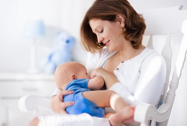 Baby is safe when mother is breastfeeding Baby is safe when mother is breastfeeding