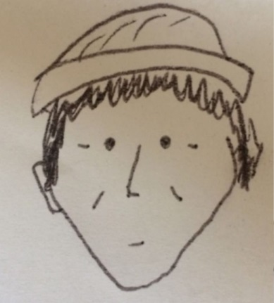 Cartoonish sketch of suspect Cartoonish sketch of suspect