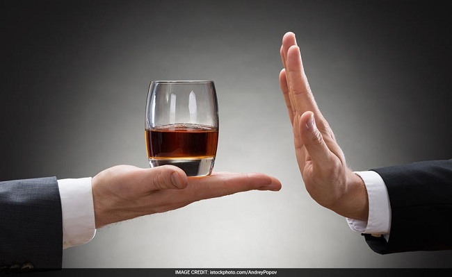 say no to alcohol