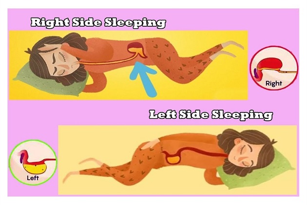 sleep on your left side sleep on your left side
