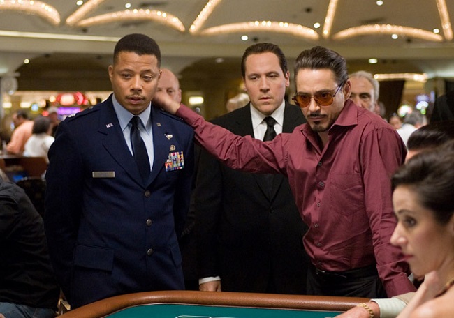 Terrence Howard and Robert Downey Junior