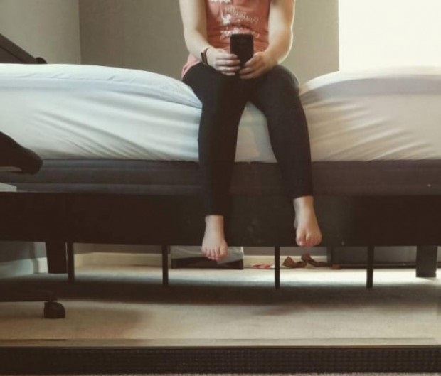 When sitting on your bed makes you feel like a kid