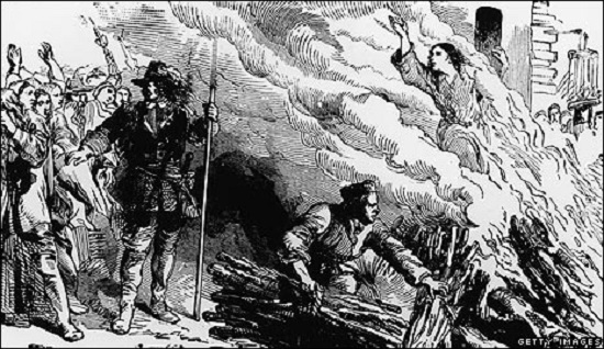 You could be burned at the stake You could be burned at the stake