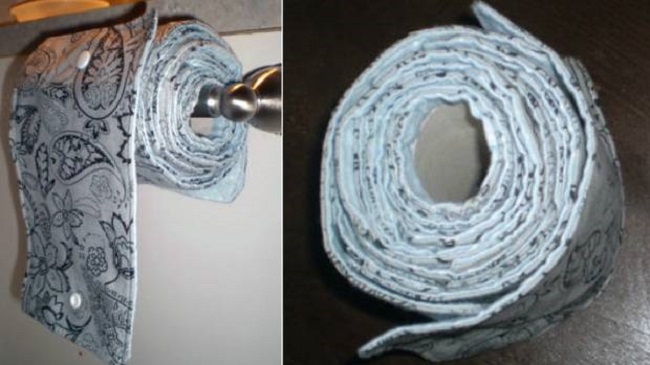 Family cloth is now being used in place of tissue paper