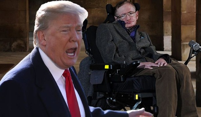 Stephen Hawkings warning to President Trump Stephen Hawking’s warning to President Trump