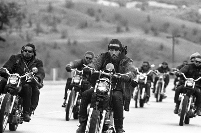 Bikers on the road Bikers on the road