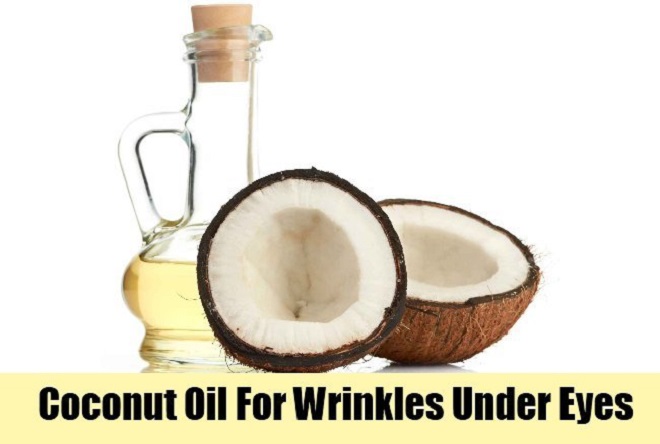 Coconut Oil as an under eye gel Coconut Oil as an under eye gel