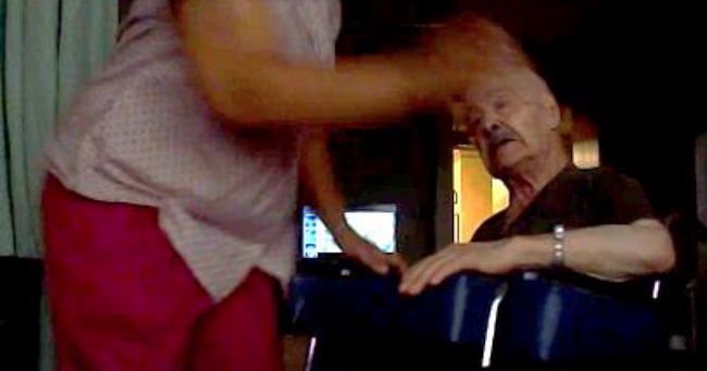 He was slapped on his head He was slapped on his head