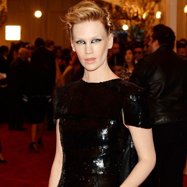 January Jones at the Met Gala