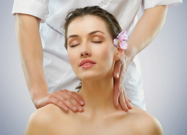 neck and face massage neck and face massage
